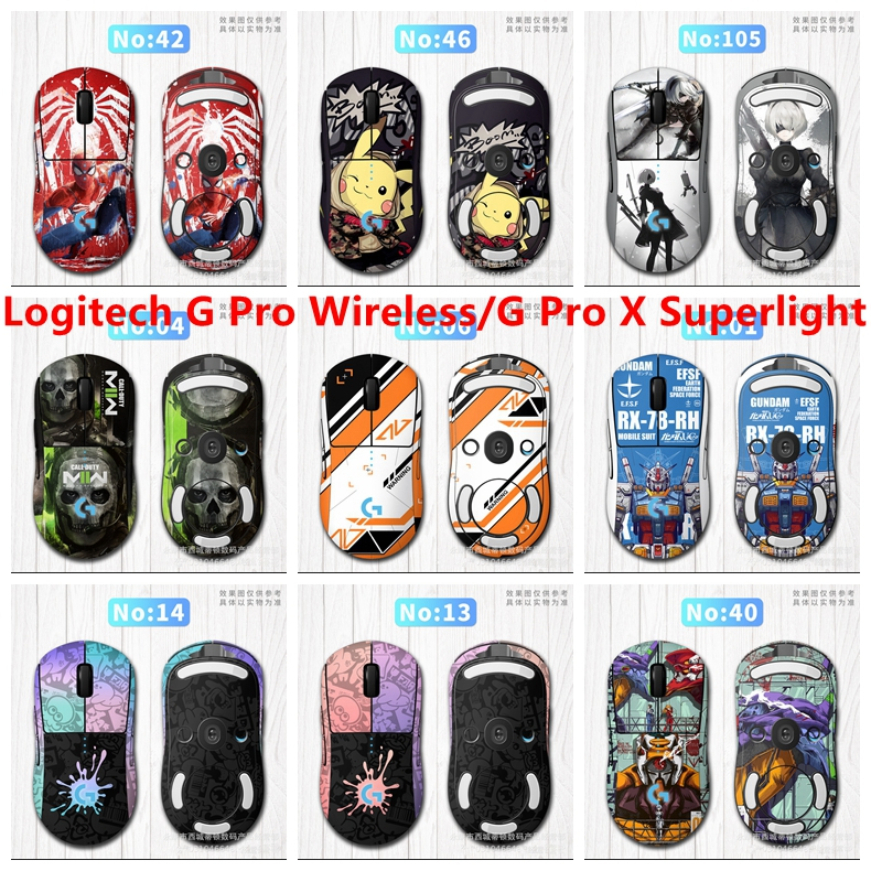 Ruban De Préhension Pour Souris Logitech G Pro X Superlight - 2 Pièces, Antidérapant, Absorbe Transpiration