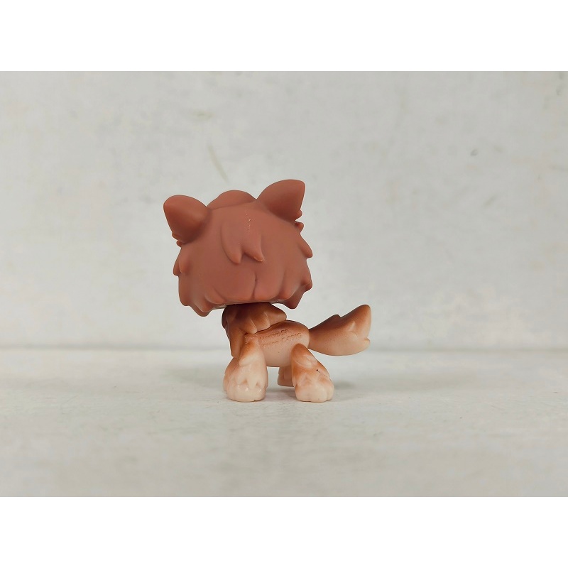 LPS Figura Lobo Marrom Cachorro # 2141 C/Acessórios Brinquedo Littlest ...