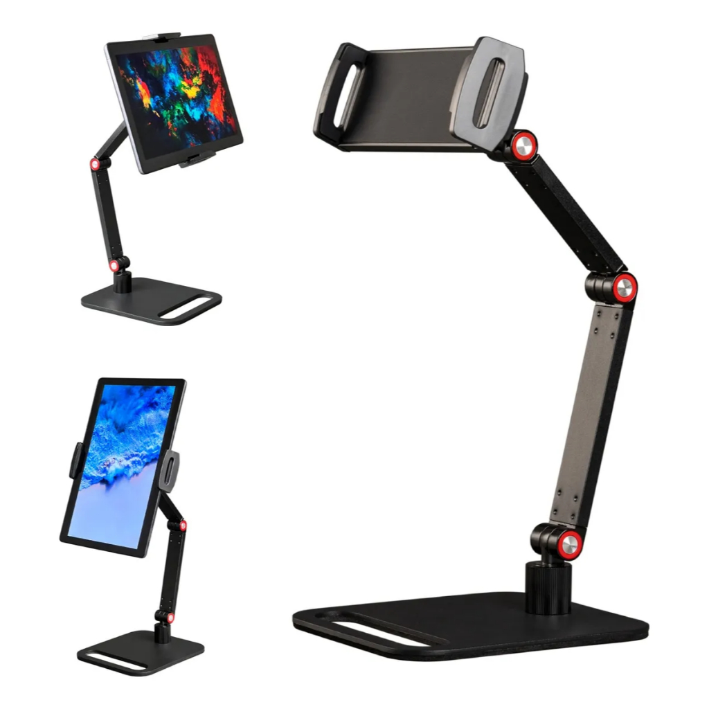 Suporte Mesa iPad Tablet Pedestal Dobrável Articulável 360º | Shopee Brasil