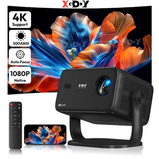 Projetor XGODY Gimbal A6 4K Ultra HD 1080P Obstáculo De Foco Automático Android 11.0 Alto-Falante Embutido 600ANSI