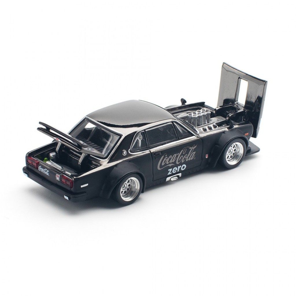 Poprace PR640144 1/64 Nissan Skyline GT-R V8 Drift Hakosuka COCA
