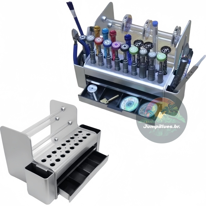 Organizador De Bancada Ferramentas Manutenção Celulares Assistência técnica
