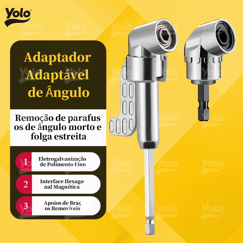 Adaptador Angular Longo 105°/90° Para Furadeira E Parafusadeira ...