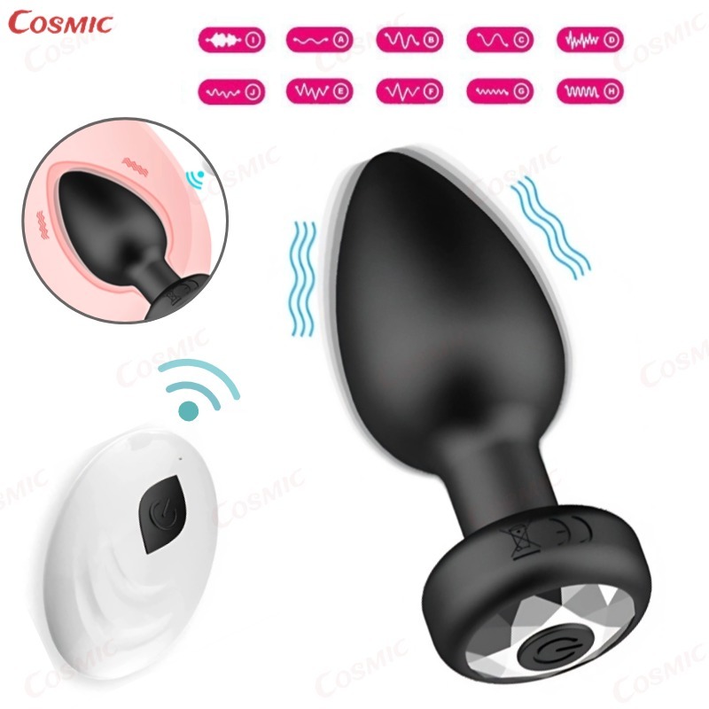Vibrador Plug Anal Com Controle Remoto Estimulador Anal para Sexo Anal Cu -  Desconto no Preo