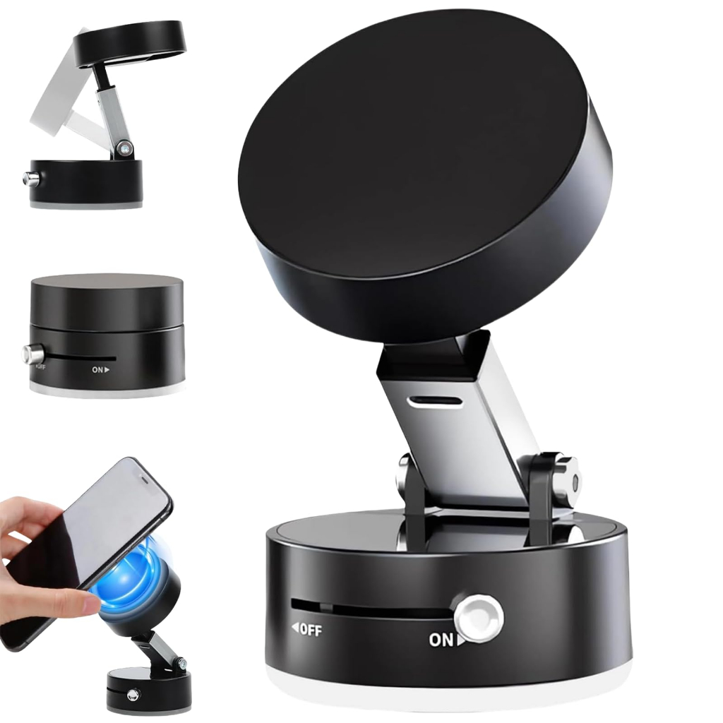 Ventosa Magnética A Vácuo Dobrável Suporte Giratório Dupla Face Para Universal Do Telefone Móvel