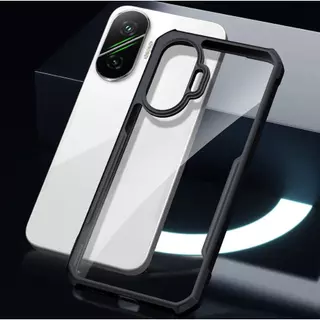 Xiaomi POCO F7 5G 2025 POCOF7 F 7 Acrílico Traseiro Transparente Invólucro PC TPU Soft Caso À Prova De Choque Pára-Choqu