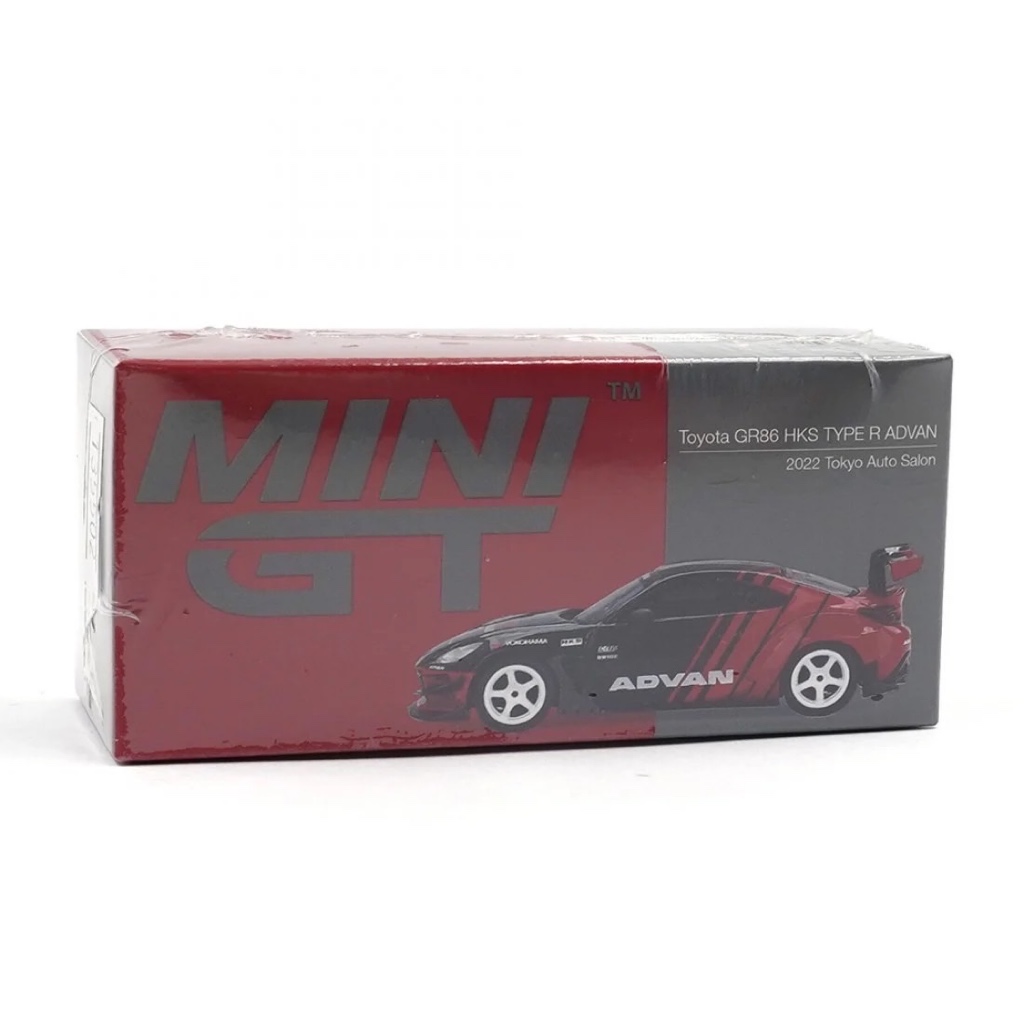 Mini GT MGT00956 956 1/64 Toyota GR86 HKS Tipo R ADVAN 2022 Tóquio