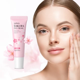 LAIKOU Creme De Olhos Sakura Anti-Idade Remove Olheiras/Bolsas Contra Rrouja 15g em Oferta na Shopee