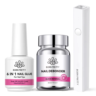 BORN PRETTY 80ml Press-On Nail Debonder 5S Removedor Rápido Pontas De Unhas Falsas Removendo Cola Mais Rápida Dissolver 