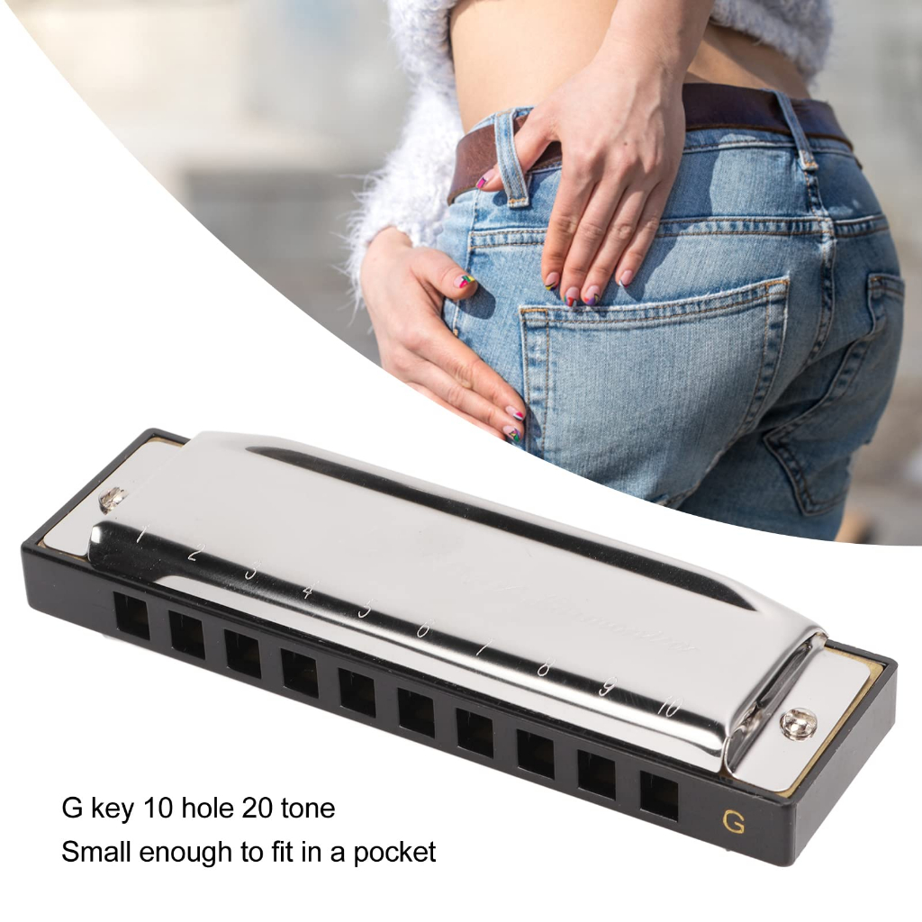 Gaita Harmônica Blues Swan Em Dó C 20 Vozes Diatônica instrumento de sopro