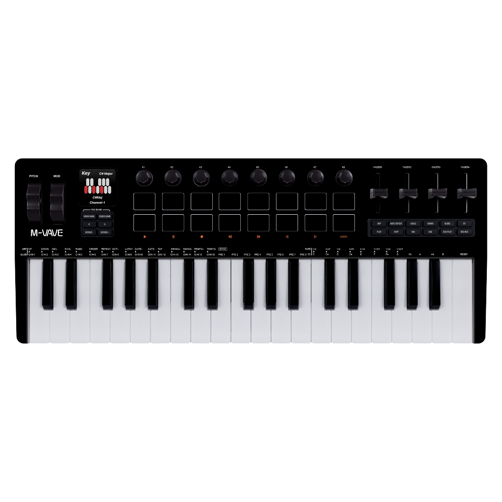 M-Vave SMK 37 Pro - MIDI billentyűzet - Ménemszól.hu