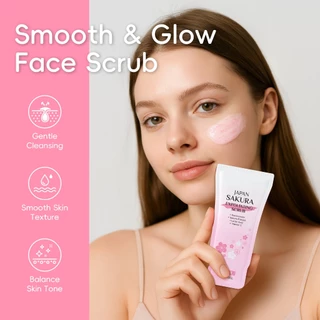 LAIKOU Japão Sakura Esfoliante 8g-Com Extrato De Melhora O Brilho Da Pele , Ácido Lático Para Esfoliação Suave em Oferta na Shopee