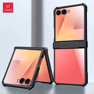 Para Samsung Z Flip 7 Case XUNDD Airbag Capa Protetora À Prova De Choque Transparente Telefone De Luxo Galaxy Flip7