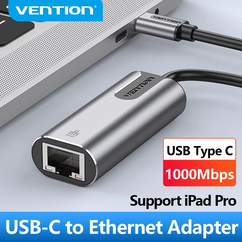 Vention USB C Ethernet-Para RJ45 Adaptador Lan MacBook Pro Samsung ...