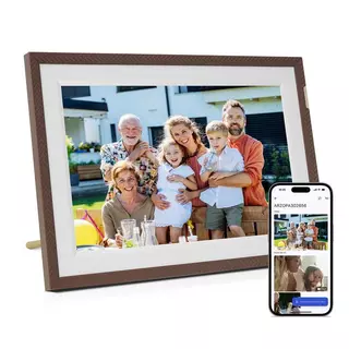ARZOPA D10 Porta-retrato Digital WiFi 10.1" com Tela IPS, , Armazenamento Ilimitado na Nuvem, Toque, Rotação Automática