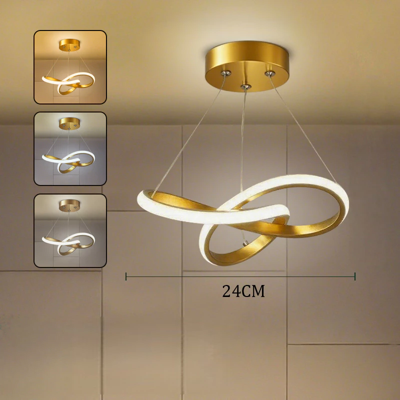 3 Cores Moderno Led Pingente Lâmpada De Teto Lustre Para Corredor Sala Estar Quarto Cozinha