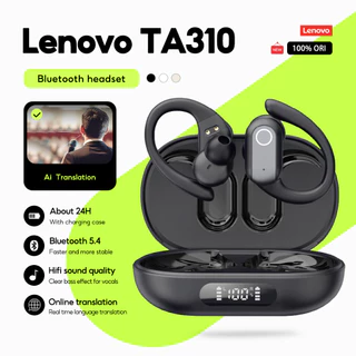 Lenovo TA310 Verdadeiro Sem Fio Bluetooth 5.4 Fones De Ouvido AI Tradução Inteligente Hi-Res Áudio Perdas Esportes Sweat em Oferta na Shopee