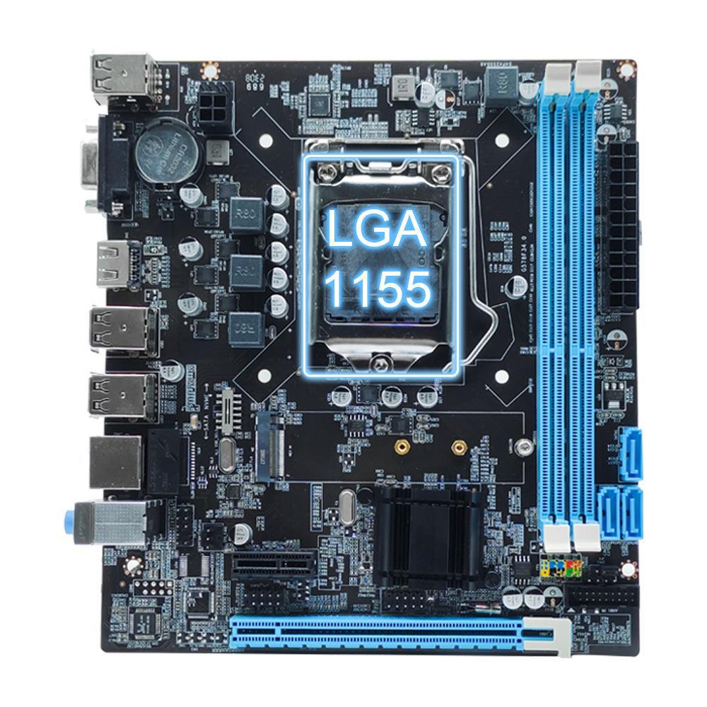 Placa Mãe Lga1156 Hm55 16gb Ddr3 Chipset Core I3/i5/i7 Cor Preto ...