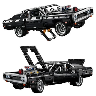 Compatível com Lego 42111 Velocidade e Apaixonado Dodge War Horse Carro Esportivo Montagem Educacional Bloco de Construç