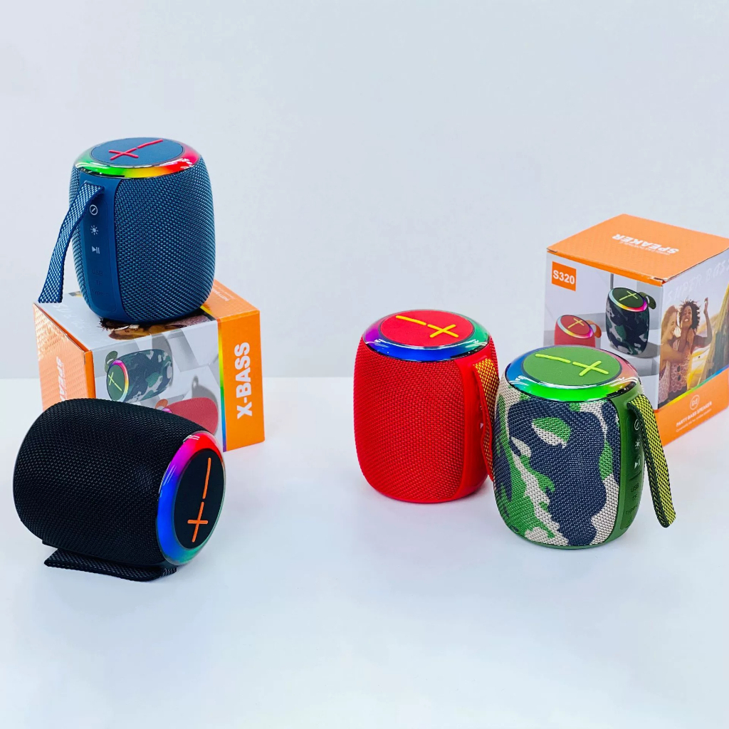 ONEX Mini Alto-falante LED RGB Bluetooth Portátil TWS USB/TF À Prova D ...