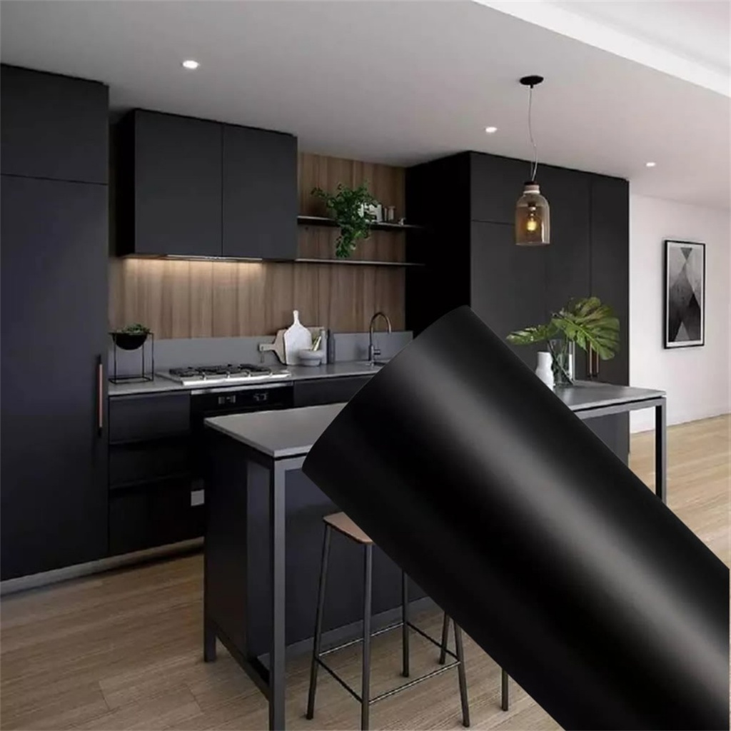 Papel Contact Adesivo 5 Metros Preto Fosco Lavável Promoção-Envio em breve