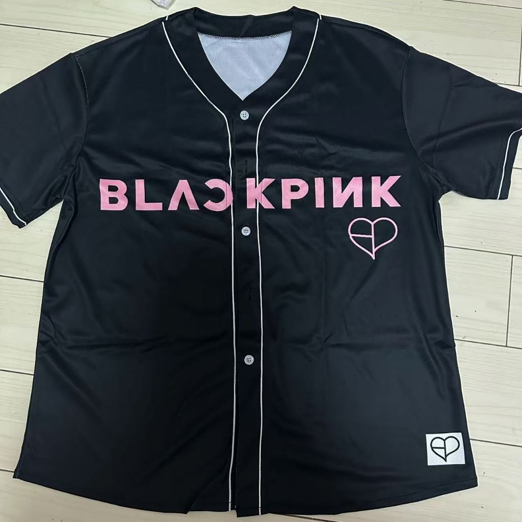 2025 BLACKPINK DEADLINE WORLD TOUR Merch 16 Camisa De Beisebol