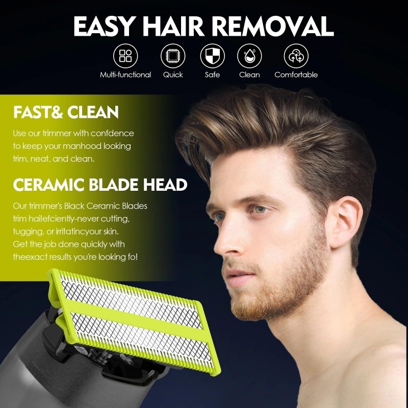 Lâminas Refil Para Barbeador Philips OneBlade e One Blade Pro QP2510, QP2520, QP2521 QP2510