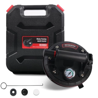 Ventosa Com Manômetro Profissional A Vácuo Segura Até 200kg Com Maleta Profissional Sucção forte em Oferta na Shopee