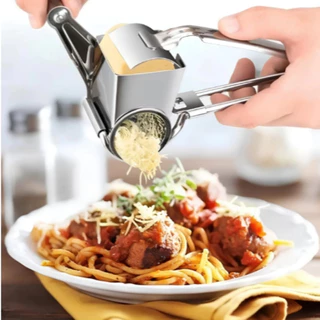 Ralador De Queijo Em Aço Inox Profissional Triturador Manual Super Prático