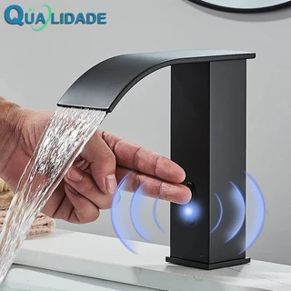 Torneira Sensor Infravermelho Inteligente Torneira Para Banheiro Misturador Monocoman Torneira Automática em Oferta na Shopee