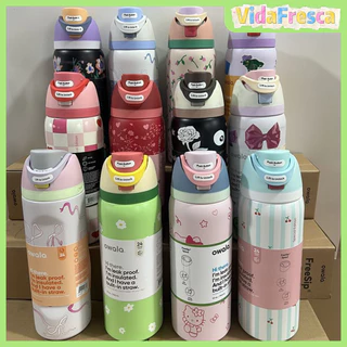 Owala Cartoon Fruit Cup Copo térmico de alto valor Copo para beber direto em aço inoxidável 304