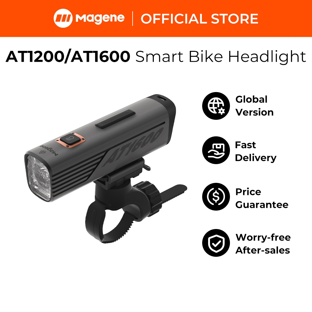 Farol De Bicicleta Magene 1200/1600 Lúmens APP Modo De Luz