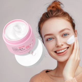 LAIKOU SAKURA Extrato De Creme Facial Reparador De Pele Remover Winkle Hidratante Clareador Controle De Óleo 25g em Oferta na Shopee