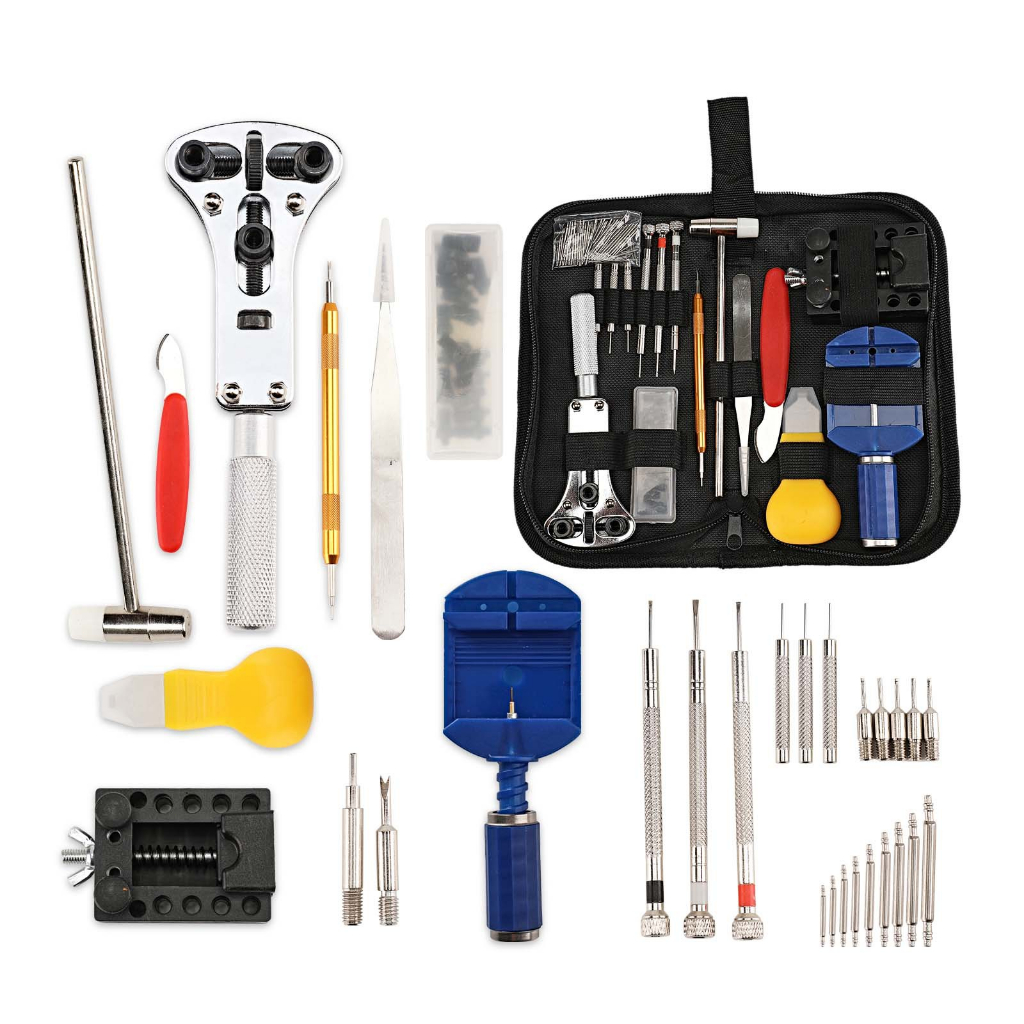 Kit 147 Pcs De Ferramentas Relojoeiro Conserto De Relógio Manutenção estojo de Ferramentas kit de conserto para Relógio