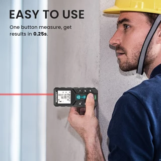 MILESEEY 100M laser Rangefinder Inteligente Ferramenta De Medição Digital Range Finder Alta Precisão Display LCD A em Oferta na Shopee