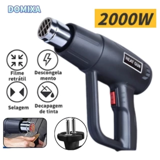 Soprador Térmico 110v 220v Duas temperatura 2000w até 550 °C dx.