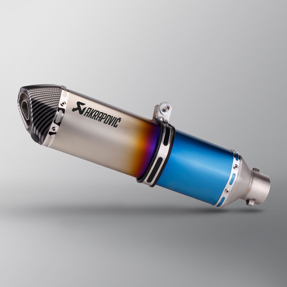 Akrapovic Escape Universal 51mm Motocicleta 470mm Silenciador Com
