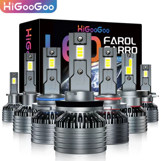 HiGooGoo 30000LM G50 Farol De Led Lâmpadas Luz Para Carro Led 150W H1 H3 H4 H7 H11 H8 HB3 HB4 6500K