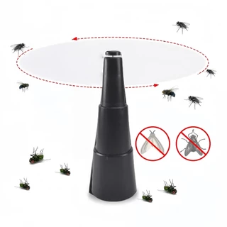 Ventilador de Mesa Espanta Mosca Repelente De Mosquitos E Inseto Para Área Externa