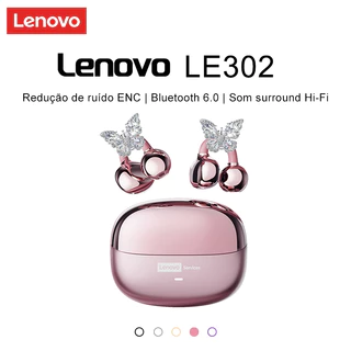 Lenovo LE302 Fones De Ouvido Bluetooth IPX5 À Prova D'água HIFI Qualidade De Som Confortável Durante O Exercício em Oferta na Shopee