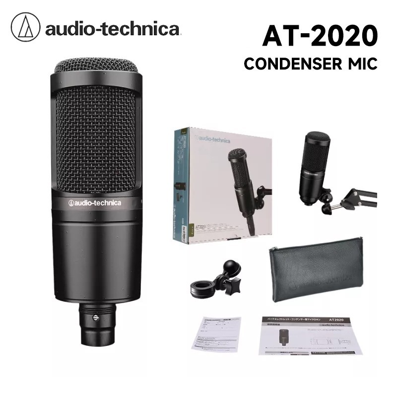Microfone Audio-Technica AT2020 em Oferta | Shopee 2026
