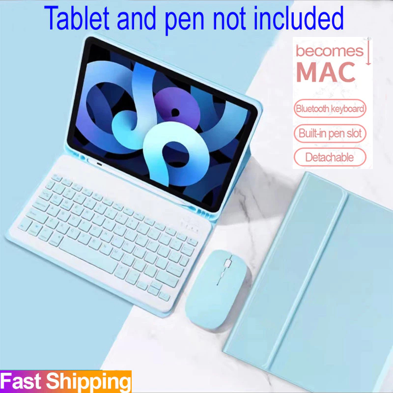 パソコン iPad Mini 1 Ipad mini1/2/3 Tablet PC Protetor Caso Conjunto de teclado e Mouse