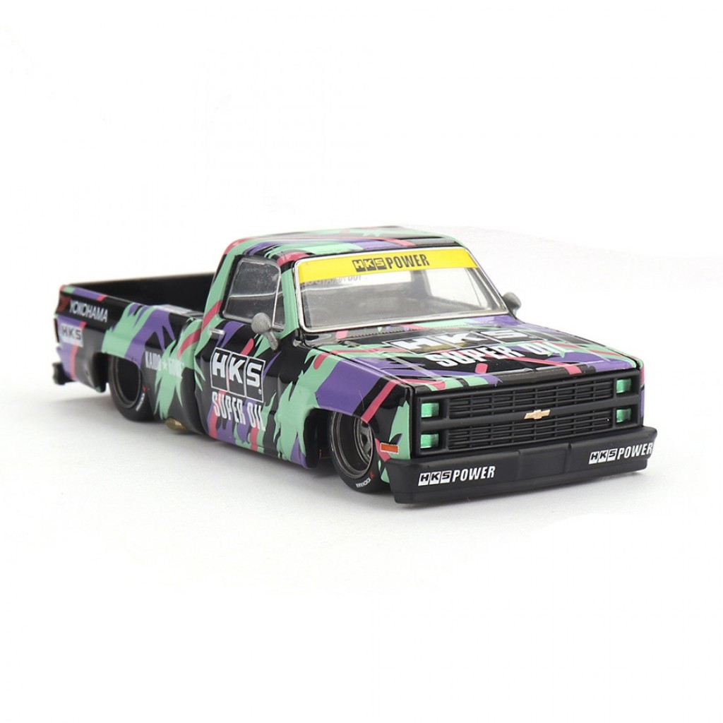 Mini GT x KAIDO House KHMG174 1/64 Chevrolet Silverado HKS V1