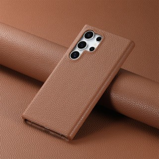 Moda Litchi Capa De Couro Para Samsung S24 23 22 21 20 Ultra Plus FE A32 Borda De Óleo Slim PU À Prova De Choque
