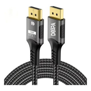 Displayport 2.1 4k 144hz 165hz 180hz 240hz Cabo Hdr 2 Metros