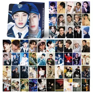 Kpop 55 Pçs/Set Stray Kids Bangchan Solo Lomo Cartões Meninos Photocards Straykids Cartão Fotográfico Postal Para Coleçã