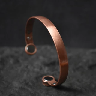 Pulseira Magnética De Cobre Puro Ajustável Unissex-Vintage Alívio Da Dor Artrite , Presente De Joia De Energia De Saúde 