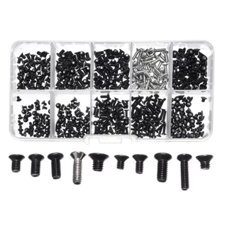 500 Pcs M2 M2.5 M3 Parafusos De Substituição De Computador Portátil Notebook Kit , PC Cabeça Plana Phillips Parafuso
