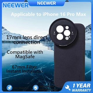 Capa NEEWER PA084 Para iPhone 16 Pro MAX Com Adaptadores De 17 Mm/67 (Preta)