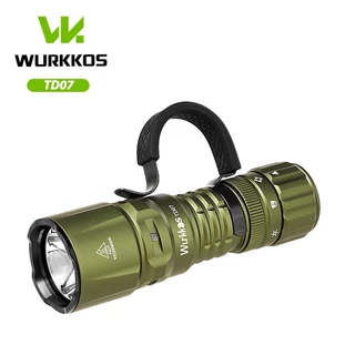 Wurkkos TD07 1300LM SFT25R Modo Tático Longo Alcance 479m Giratório E Botão Interruptor Traseiro Lanterna led